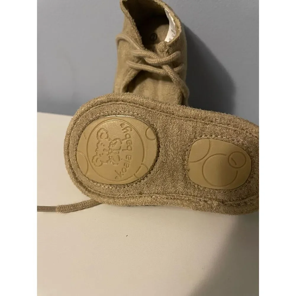 Koala Baby Tan Suede Moccasin Shoes size 2